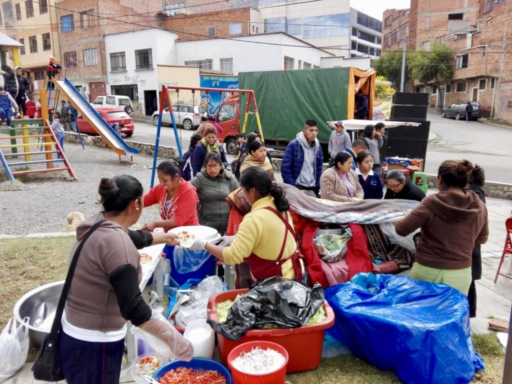 Kermesse en La Paz
