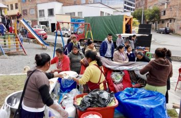 Kermesse en La Paz