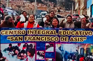 Proyecto de nutrición del Centro Integral San Francisco de Asís en La Paz (Bolivia)