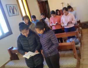 Celebración de la Virgen de la Misericordia en la Residencia de Sucre (Bolivia)