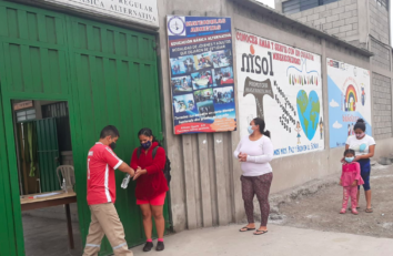 El año escolar continua con muchas dificultades debido a la pandemia en el centro educativo de Trujillo (Perú)